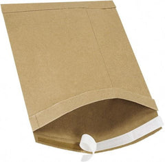 Made in USA - 14-1/2" Long x 8-1/2" Wide Peel-Off Self-Seal Padded Mailer - Kraft - Americas Industrial Supply