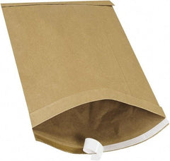 Made in USA - 16" Long x 10-1/2" Wide Peel-Off Self-Seal Padded Mailer - Kraft - Americas Industrial Supply