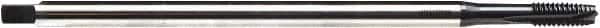 Emuge - M8x1.25 Metric, 3 Flute, NE2 Finish Cobalt, Spiral Point, Extension Pulley Tap - Plug Chamfer, 7.1" OAL, 25/32" Thread Length, 6H Class of Fit - Americas Industrial Supply