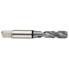 M8x1.25 6H 2-Flute Cobalt Black Ring Semi-Bottoming 45 degree Spiral Flute Tap-MolyGlide - Americas Industrial Supply