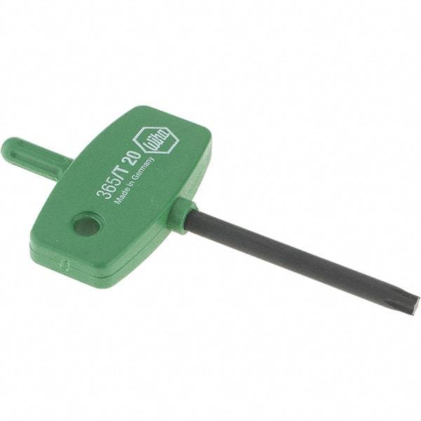 Wiha - T20 Torx Key - Wing Handle, 45mm Length Under Head, 3.1" OAL - Americas Industrial Supply