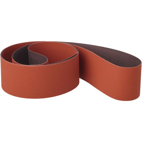 3M Cloth Belt 907E P120 JE-weight 2-1/4″ × 148″ Film-lok - Exact Industrial Supply
