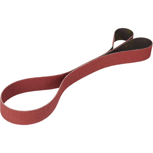 3M Cubitron II Cloth Belt 967F 24+ ZF-weight 1″ × 24″ Fabri-lok Single-flex - Exact Industrial Supply