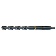 1-1/8 RHS / RHC HSS 118 Degree Radial Point General Purpose Taper Shank Drill - Steam Oxide - Exact Industrial Supply