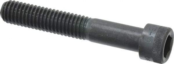 Made in USA - 7/16-14 UNC Hex Socket Drive, Socket Cap Screw - Alloy Steel, Black Oxide Finish, Partially Threaded, 2-3/4" Length Under Head - Americas Industrial Supply