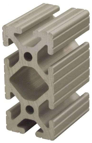 80/20 Inc. - 48 Inches Long x 1-1/2 Inches Wide x 3 Inches High, T Slotted Aluminum Extrusion - 2.0798 Square Inches, Clear Anodized Finish - Americas Industrial Supply