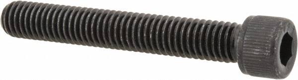 Value Collection - #12-28 UNF Hex Socket Drive, Socket Cap Screw - Alloy Steel, Black Oxide Finish, Partially Threaded, 1-1/2" Length Under Head - Americas Industrial Supply