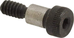 Value Collection - 1/4" Shoulder Diam x 5/16" Shoulder Length, #10-24 UNC, Hex Socket Shoulder Screw - 4140 Alloy Steel, Uncoated, 3/16" Head Height x 3/8" Head Diam - Americas Industrial Supply