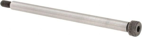 Value Collection - 1/4" Shoulder Diam x 3-1/2" Shoulder Length, #10-24 UNC, Hex Socket Shoulder Screw - 4140 Alloy Steel, Uncoated, 3/16" Head Height x 3/8" Head Diam - Americas Industrial Supply
