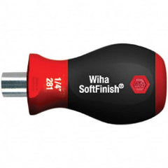 Wiha - Screwdriver Bit Holder - Hex Tip, Cushioned Grip - Americas Industrial Supply