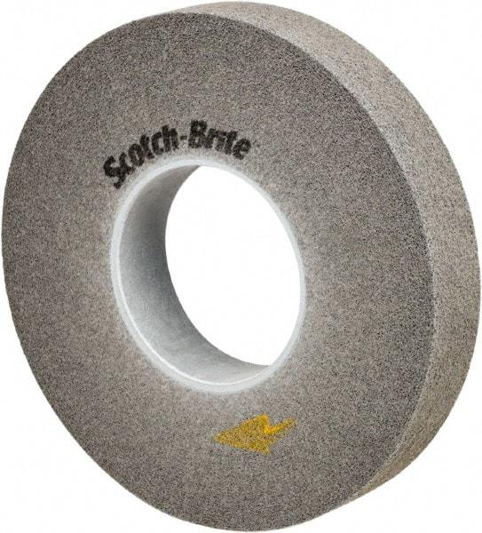 3M - 12" Diam, 4" Face Width, 5" Center Hole, Fine Grade, Silicon Carbide Deburring Wheel - Convolute, Soft Density 9 Grade, 3,000 RPM - Americas Industrial Supply