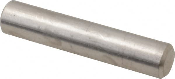Value Collection - 1/4" Diam x 1-1/4" Pin Length 316 Stainless Steel Standard Dowel Pin - Bright Finish, 2 Beveled End - Americas Industrial Supply