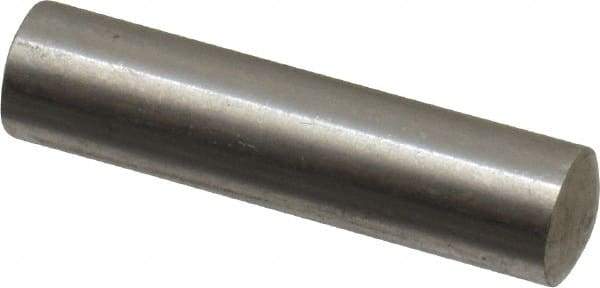 Value Collection - 6mm Diam x 24mm Pin Length 316 Stainless Steel Standard Dowel Pin - Bright Finish, 1 Rounded End - Americas Industrial Supply