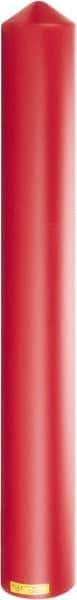 Eagle - 7-1/4" Wide x 7-1/4" Deep x 56" High, 6" Bollard Cover - Red, High Density Polyethylene, 6 Lb, Smooth Surface - Americas Industrial Supply