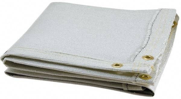 Steiner - 6' High x 6' Wide Fiberglass Welding Blanket - Orange, Grommet - Americas Industrial Supply