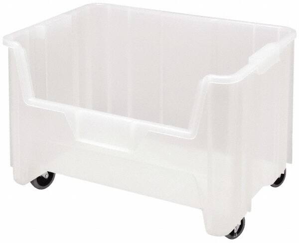 Quantum Storage - 19-7/8" Wide x 15-1/4" Deep x 12-7/16" High Hopper Stacking Bin - Americas Industrial Supply