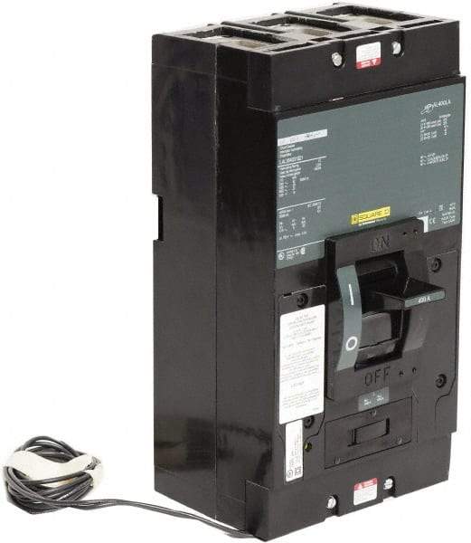 Square D - 400 Amp, 600 V, 3 Pole, Panel Mount Molded Case Circuit Breaker - Thermal Magnetic Trip, Multiple Breaking Capacity Ratings - Americas Industrial Supply