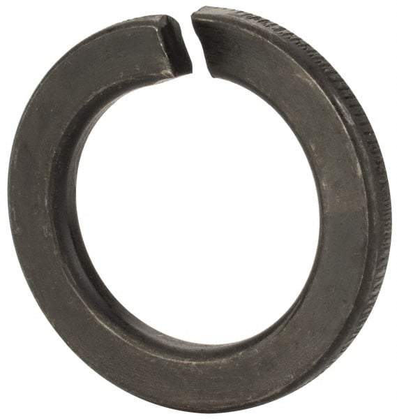 Value Collection - M27, 27.5mm ID, 43mm OD, 5mm Thick Split Lock Washer - Grade 8 Spring Steel, Zinc-Plated Finish, 27.5mm Min ID, 28.5mm Max ID - Americas Industrial Supply