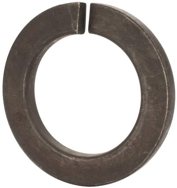 Value Collection - M45, 45.5mm ID, 71.2mm OD, 7mm Thick Split Lock Washer - Grade 8 Spring Steel, Zinc-Plated Finish, 45.5mm Min ID, 46.7mm Max ID - Americas Industrial Supply