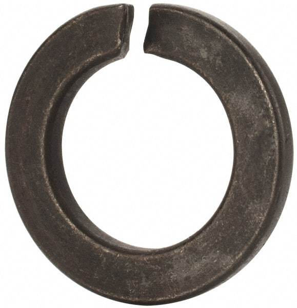 Value Collection - M33, 33.5mm ID, 55.2mm OD, 6mm Thick Split Lock Washer - Grade 8 Spring Steel, Uncoated, 33.5mm Min ID, 34.7mm Max ID, 55.2mm Min OD, 53.2mm Max OD - Americas Industrial Supply