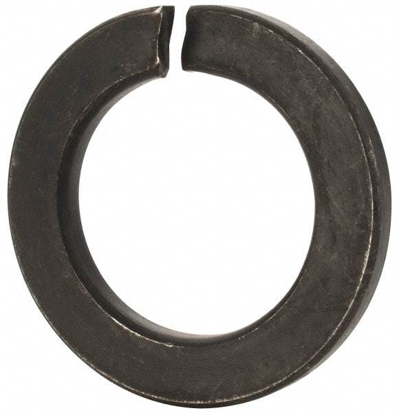 Value Collection - M36, 36.5mm ID, 58.2mm OD, 6mm Thick Split Lock Washer - Grade 8 Spring Steel, Uncoated, 36.5mm Min ID, 37.7mm Max ID - Americas Industrial Supply