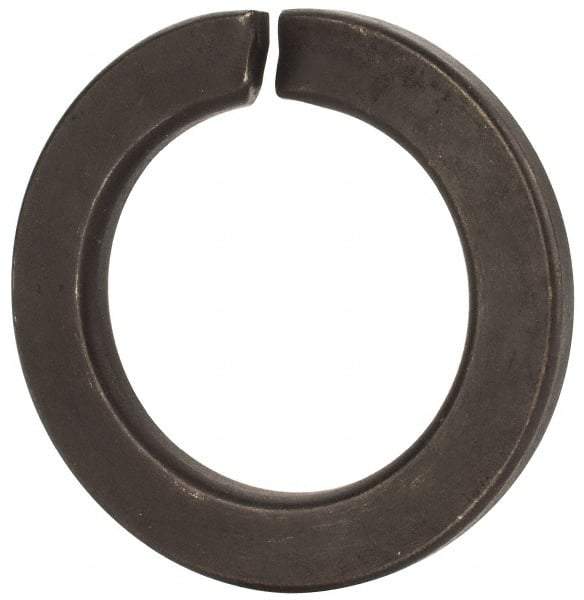 Value Collection - M39, 39.5mm ID, 61.2mm OD, 6mm Thick Split Lock Washer - Grade 8 Spring Steel, Uncoated, 39.5mm Min ID, 40.7mm Max ID - Americas Industrial Supply