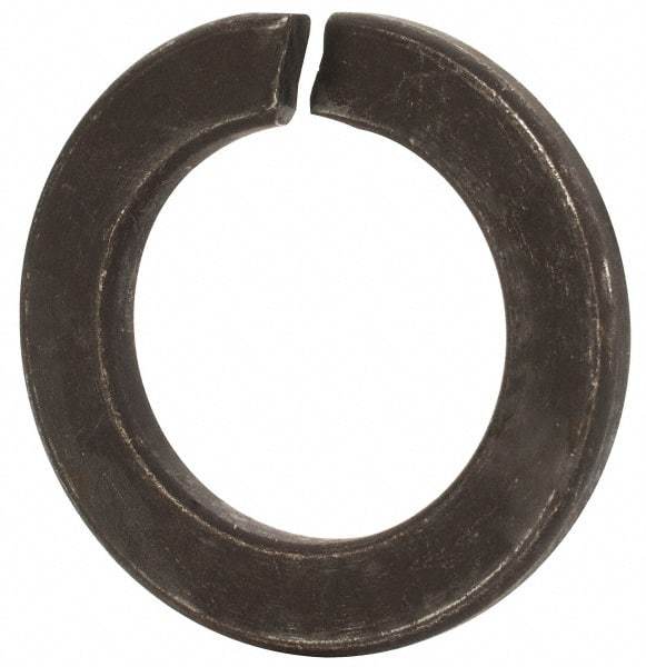 Value Collection - M42, 42.5mm ID, 68.2mm OD, 7mm Thick Split Lock Washer - Grade 8 Spring Steel, Uncoated, 42.5mm Min ID, 43.7mm Max ID - Americas Industrial Supply