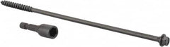 Value Collection - 1/4", 8" OAL, Hex Head Wood Screw - Steel - Americas Industrial Supply