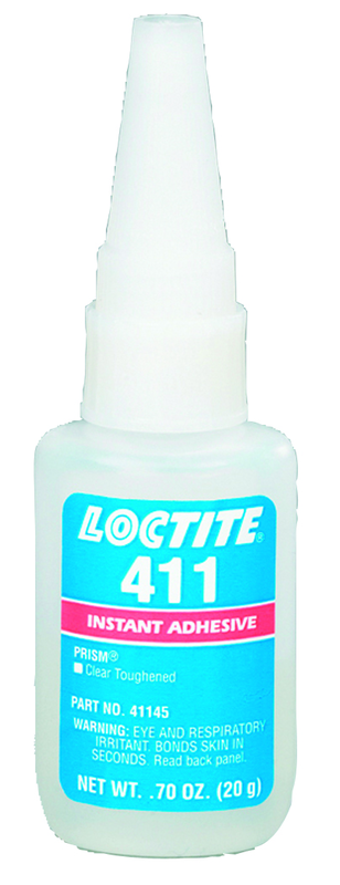 HAZ57 20GM CLEAR ADHESIVE 411 - Americas Industrial Supply