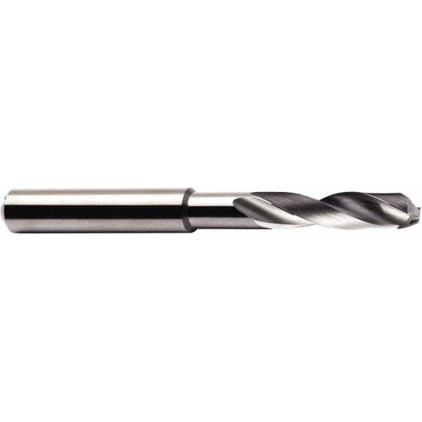Seco - 23/64" 140° Spiral Flute Solid Carbide Screw Machine Drill Bit - Americas Industrial Supply