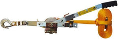 Maasdam - 2,000 Lb Lifting Capacity, 10' Lift Height, Strap Hoist - Made from Strap - Americas Industrial Supply