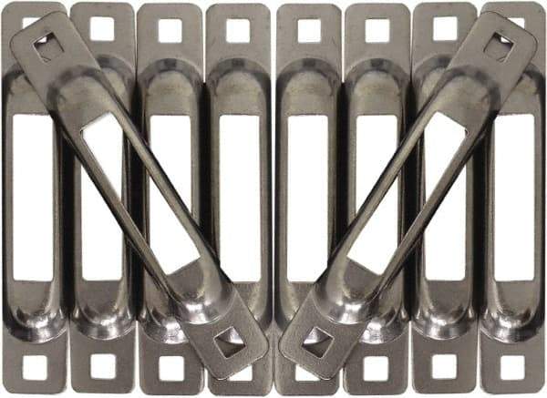 Snap-Loc - 1' Long x 2" Diam, Silver Tie Down Strap Kit - Americas Industrial Supply