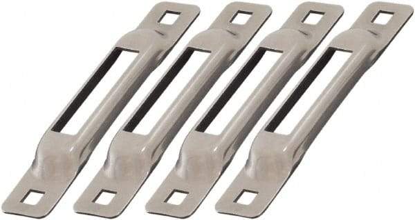 Snap-Loc - 1' Long x 2" Diam, Silver Tie Down Strap Kit - Americas Industrial Supply
