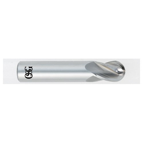 5/64″ Dia. × 1/8″ Shank × 5/32″ DOC × 1-1/2″ OAL, CBD TiAlN, 4 Flute, 30° Helix, Round, Ballnose End Mill