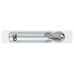 5/64″ Dia. × 1/8″ Shank × 5/32″ DOC × 1-1/2″ OAL, CBD TiAlN, 4 Flute, 30° Helix, Round, Ballnose End Mill
