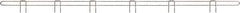 Eagle MHC - 72" Wide, 1 High, Open Shelving Accessory/Component - Stainless Steel, Stainless Steel Finish, 1/4" Deep, Use with Eagle MHC Shelving - Americas Industrial Supply