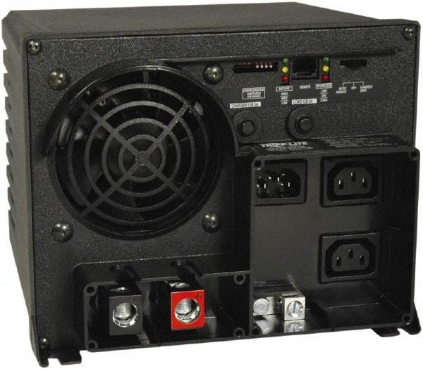 Tripp-Lite - Hardwire Connection, 12 VDC Input, 230 Output, 1,500 Peak Wattage, Surface Mount Power Inverter - 8-3/4" Wide x 7" Deep x 7" High, 750 Watt Continuous Output Power, Fan Cooled - Americas Industrial Supply