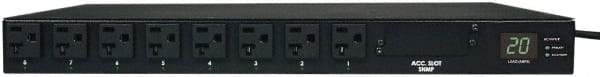 Tripp-Lite - 16 Outlets, 120 VAC20 Amps, 12' Cord, Power Outlet Strip - Rack Mount, 5-15/20R NEMA Configuration, 19" Strip - Americas Industrial Supply