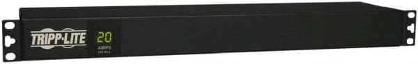 Tripp-Lite - 12 Outlets, 120 VAC20 Amps, 15' Cord, Power Outlet Strip - Rack Mount, 5-15/20R NEMA Configuration, 19" Strip - Americas Industrial Supply