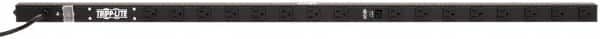 Tripp-Lite - 16 Outlets, 120 VAC15 Amps, 15' Cord, Power Outlet Strip - Rack Mount, 5-15R NEMA Configuration, 19" Strip - Americas Industrial Supply