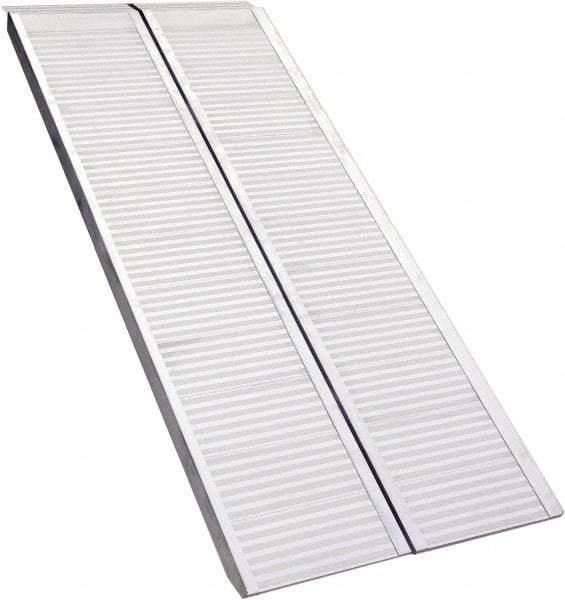 Erickson Manufacturing - 72" Long x 30" Wide, 1,200 Lb Capacity, Foldable Truck Ramp - Aluminum, For All Vehicles - Americas Industrial Supply