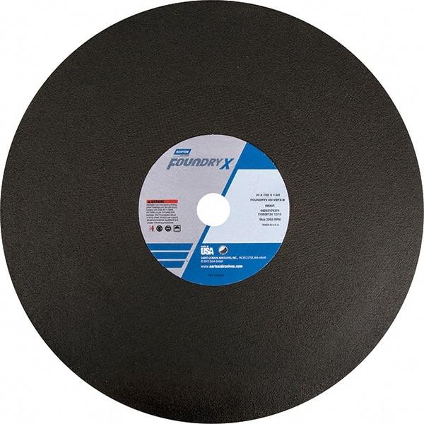 Norton - 24" Zirconia Alumina Cutoff Wheel - 7/32" Thick, 1-3/4" Arbor - Americas Industrial Supply