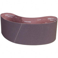Norton - 6" Wide x 48" OAL, 100 Grit, Aluminum Oxide Abrasive Belt - Aluminum Oxide, Coated, X Weighted Cloth Backing - Americas Industrial Supply