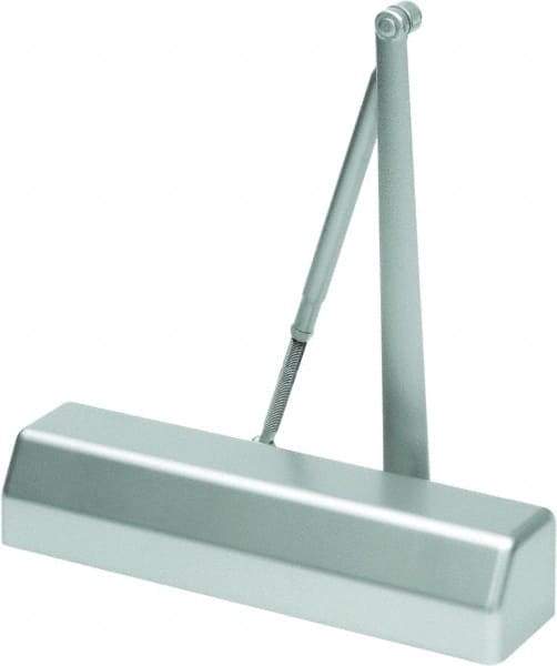 Stanley - Multi-Size Closer Manual Damper - Aluminum Finish, Non-Handed - Americas Industrial Supply