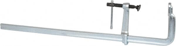 Bessey - 7" Deep Throat, 36" Max Capacity, Standard Sliding Arm Clamp - 4,880 Lb Clamping Pressure, 0.85" Spindle Diam - Americas Industrial Supply