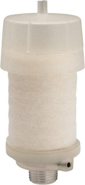 PRO-SOURCE - 1/2 Male NPT, 1" Hex, 4-3/4" OAL, Reclassifier/Muffler - 300 Max psi, 160 CFM, Aluminum - Americas Industrial Supply