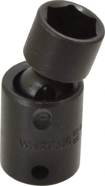 Proto - 3/8" Drive 9/16" Standard Universal Impact Socket - 6 Points, 2" OAL - Americas Industrial Supply