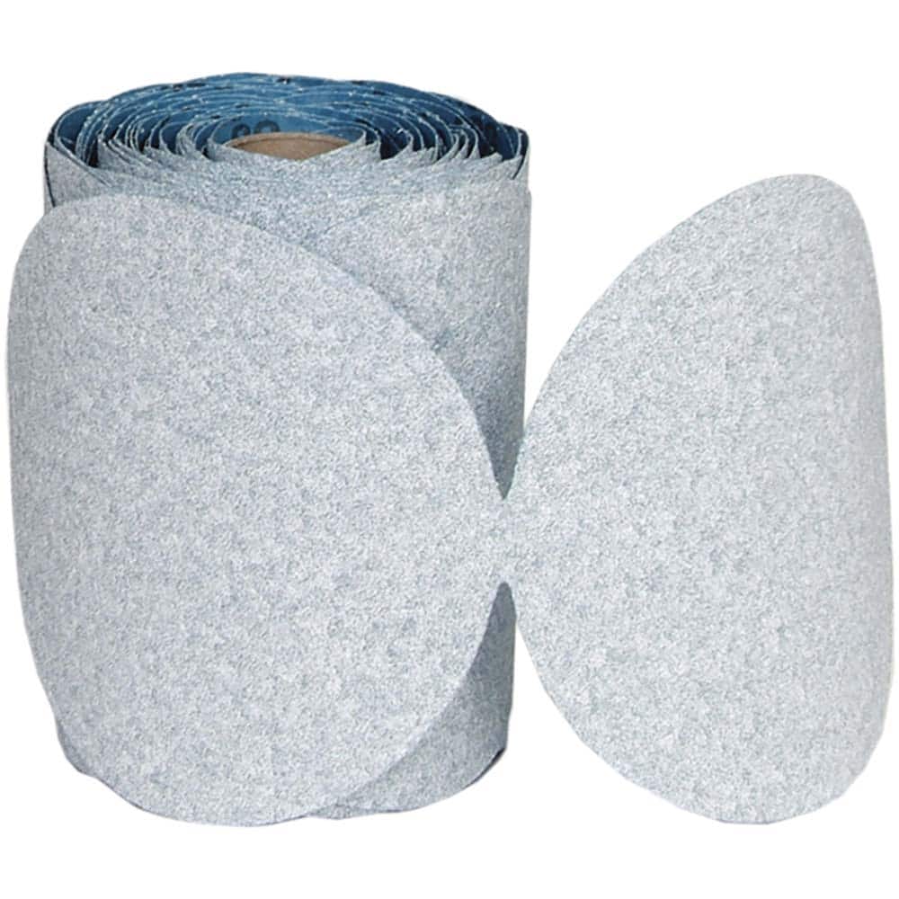 Norton - 5" Diam, 600 Grit Ceramic Adhesive PSA Disc - Americas Industrial Supply