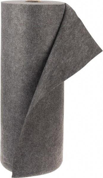 PRO-SAFE - 42 Gal Capacity per Package, Universal Rug - 150' Long x 3' Wide, Dark Gray, Polypropylene - Americas Industrial Supply