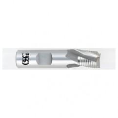 1-1/2 x 1-1/4 x 1-1/4 x 3-3/4 6 Fl HSS-CO Roughing Center Cutting End Mill - Bright - Americas Industrial Supply